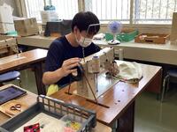 開き止まりミシン掛け