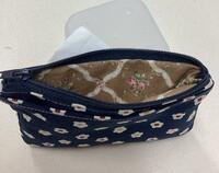 ファスナー付きのポーチ